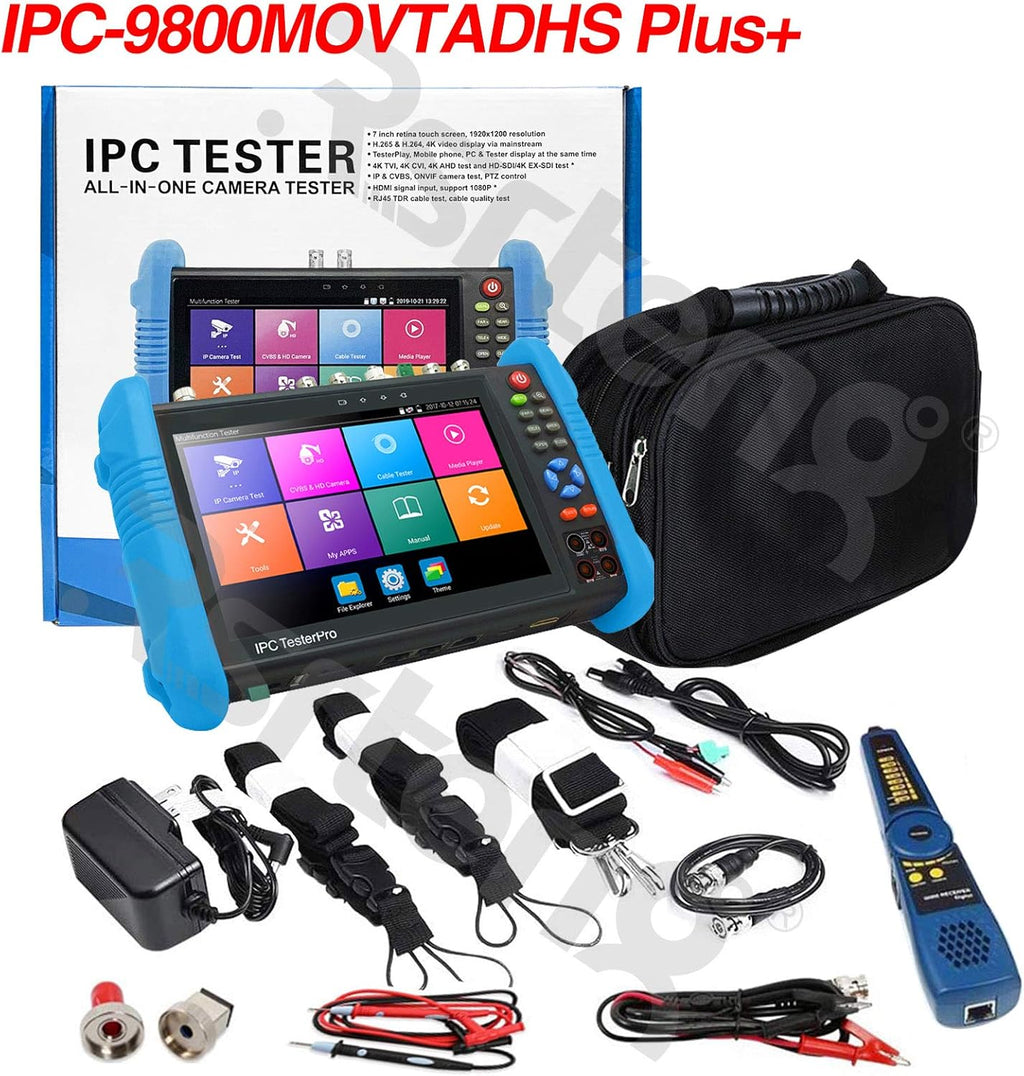 7-inch IPS Touch Screen CCTV Tester with HD-TVI HD-CVI AHD SDI IP Camera Support POE WIFI 4K H.265 HDMI Z50247