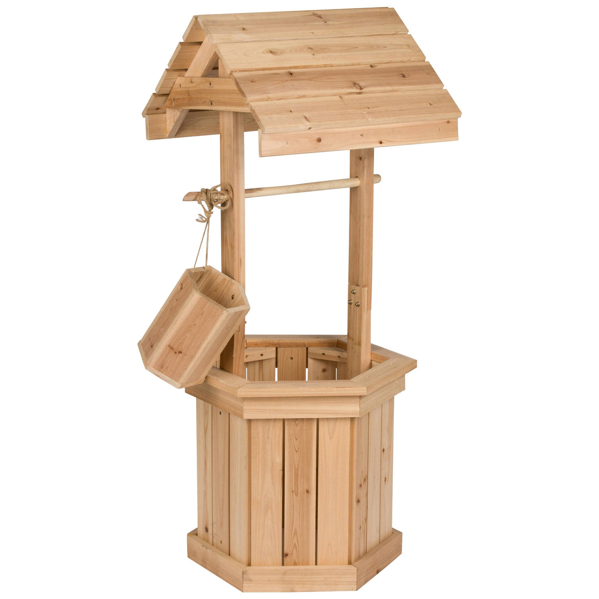 Natural Decorative Wishing Well L97620