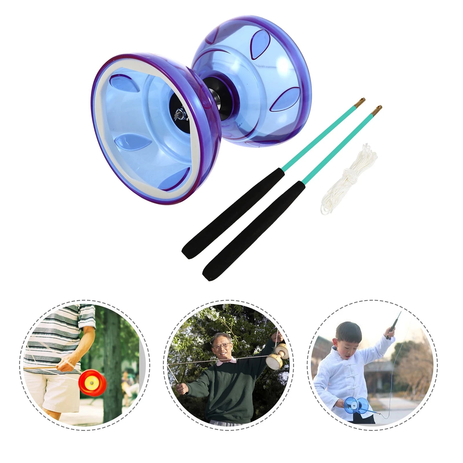 Chinese Party Shutter Favors Bearing Carnival Unresponsive Beginners Fitness Set Juggling China Training C74758