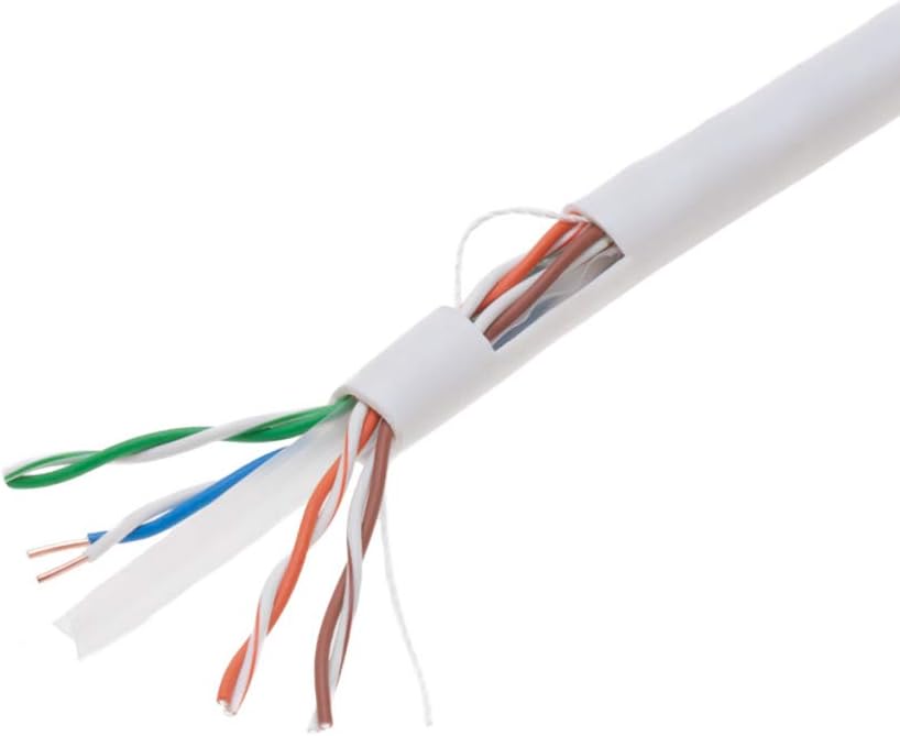 1000ft CAT6 Solid Ethernet LAN UTP 23AWG Network Cable (Orange) H69535