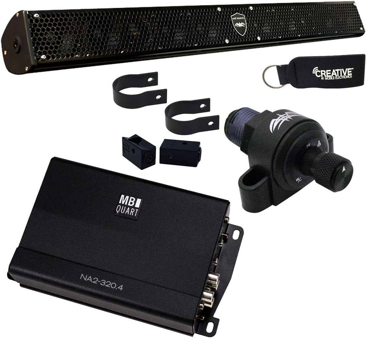 Stealth-10-Core Soundbar, Micro Amplifier & Bluetooth Receiver/Controller K6548