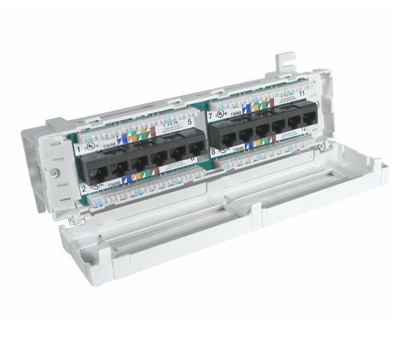12-Port RJ45 Cat5e Patch Panel O262121
