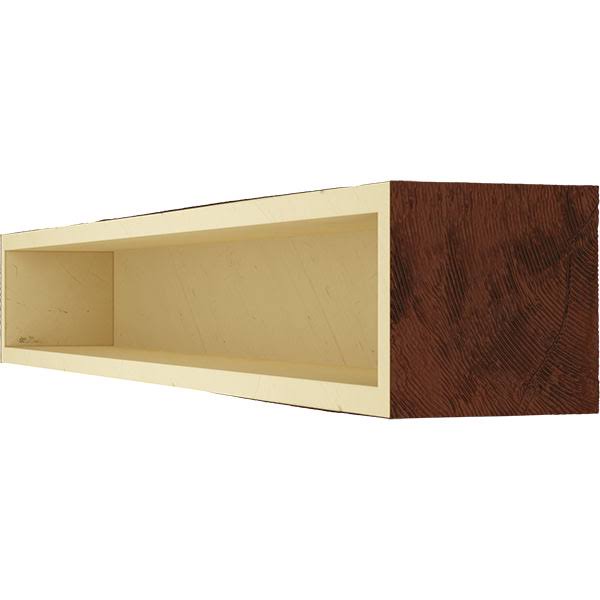 Natural Pecan Knotty Pine Faux Wood Fireplace Mantel X11746