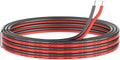 8 Gauge Silicone 2 Conductor Parallel Cable, 33ft, Red Black J408019