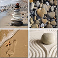 4 Piece Beach Canvas Prints Wall Art Y8248