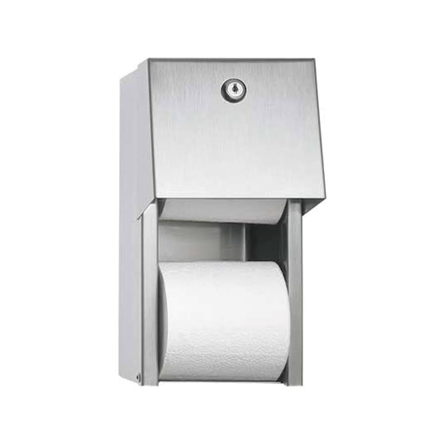 Surface Mounted Dual Roll Toilet Tissue Dispenser R856