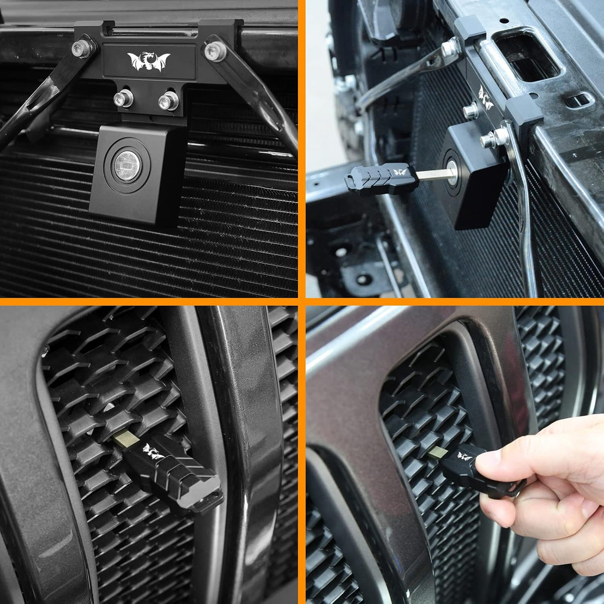 Hood Lock Kit for Jeep Wrangler JL Gladiator O83503