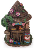 Tiki Hut Solar Powered LED Outdoor Decor N9612
