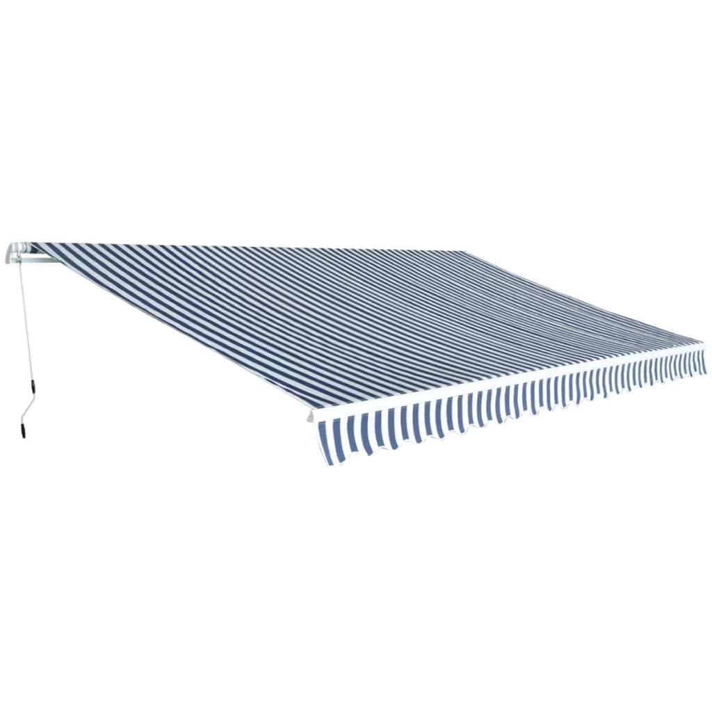 Blue/White Folding Awning I6920
