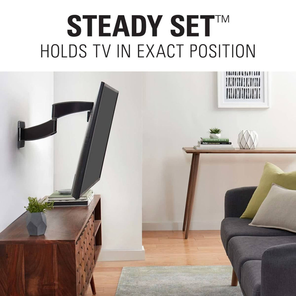 Small Full-Motion TV Mount for 19 inch-40 inch, Black Q5777
