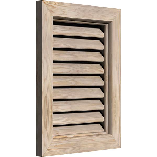 Primed Vertical Gable Vent U3343