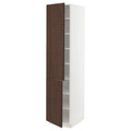 White High Cabinet with Shelves, 2 Doors J904060