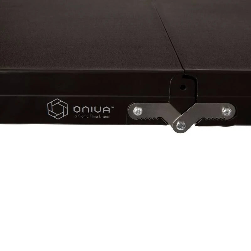 Black Picnic Table with Umbrella C527