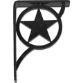 Antiqued Silver Wrought Iron Bracket O1258