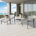 Aluminum Slat Patio Dining Chair R64486