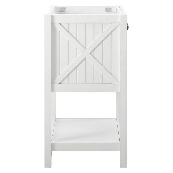 White Bathroom Vanity Cabinet B1464