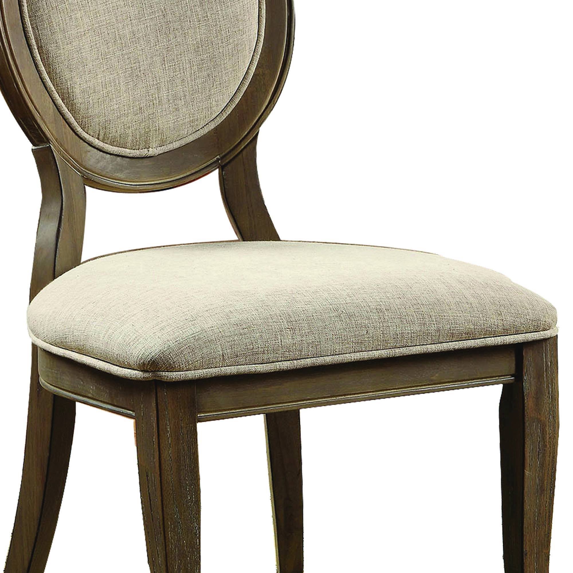 Gray Finish Side Chair Set of 2 A975