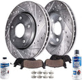 12.99" Front Drilled & Slotted Rotors w/ Brake Pads E4467