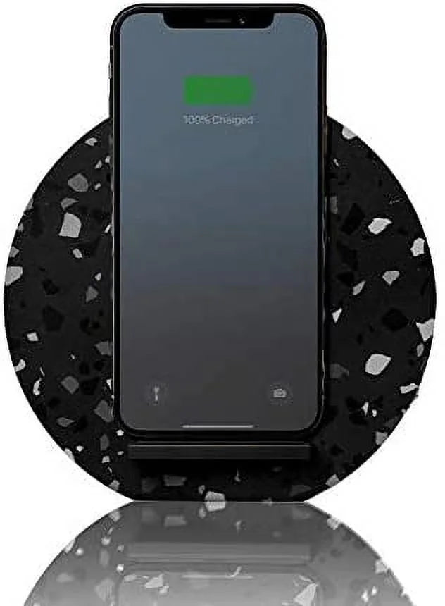 Wireless Charger Stand with Qi Certified 10W Fast Charging (Black) Z953374