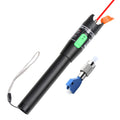 Visual Fault Locator, 30mW Optic Fiber Cable Tester with FC Male to LC Female Adapter, 30KM Red Light Source Meter N978439