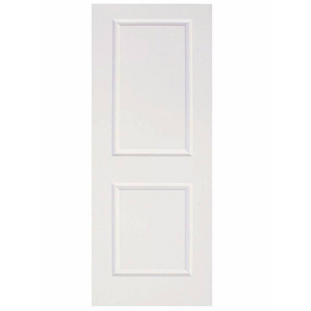 White Primed MDF Shaker Interior Door Slab D64131