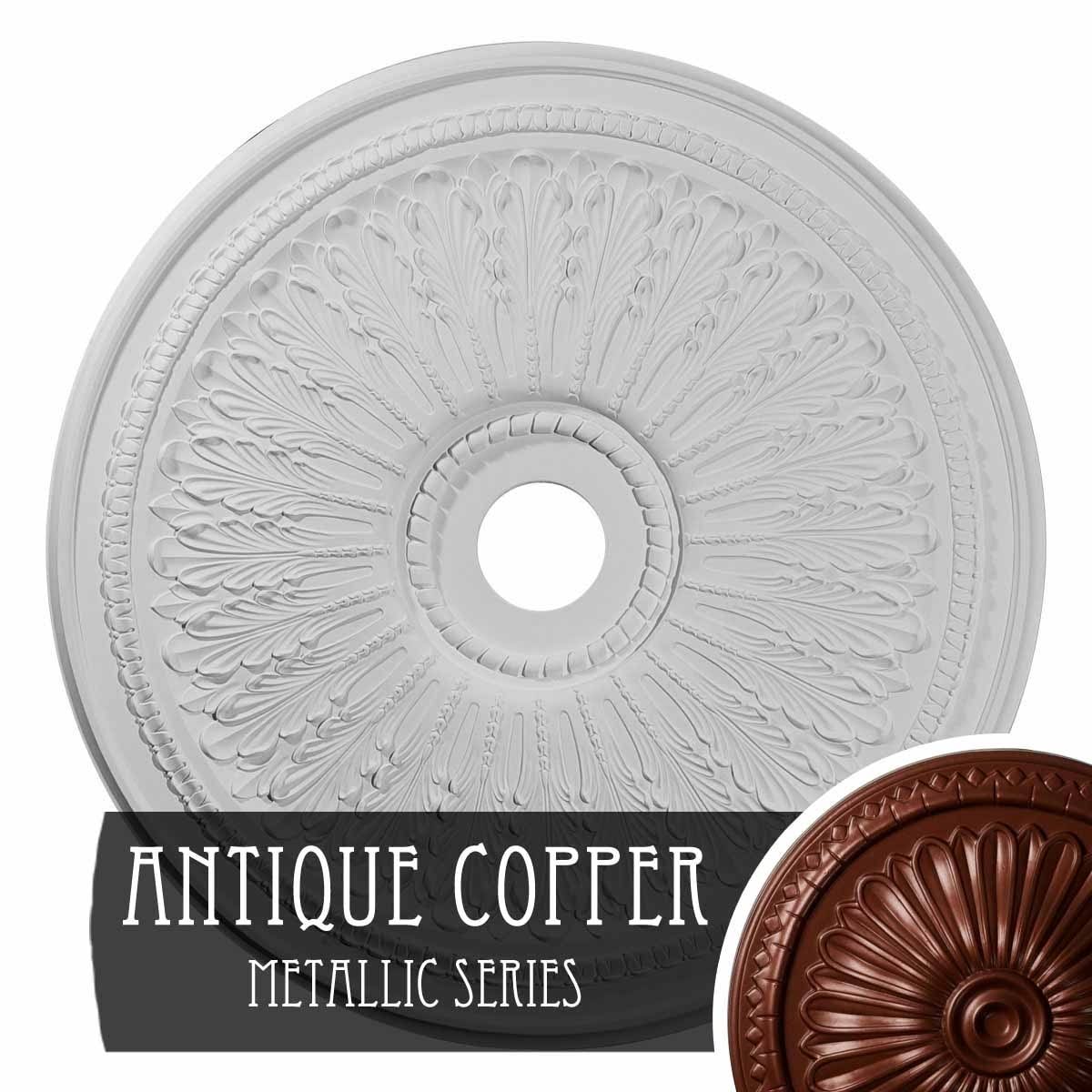 29 1/8x22OD x 3 5/8x22ID x 1x22P Oakleaf Ceiling Medallion Z405142