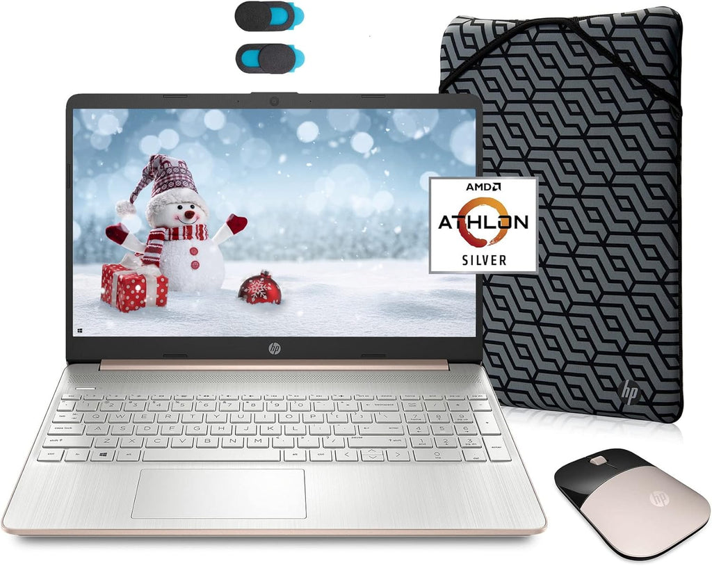 Rose Gold 15.6 HD Laptop Computer with Webcam A343976