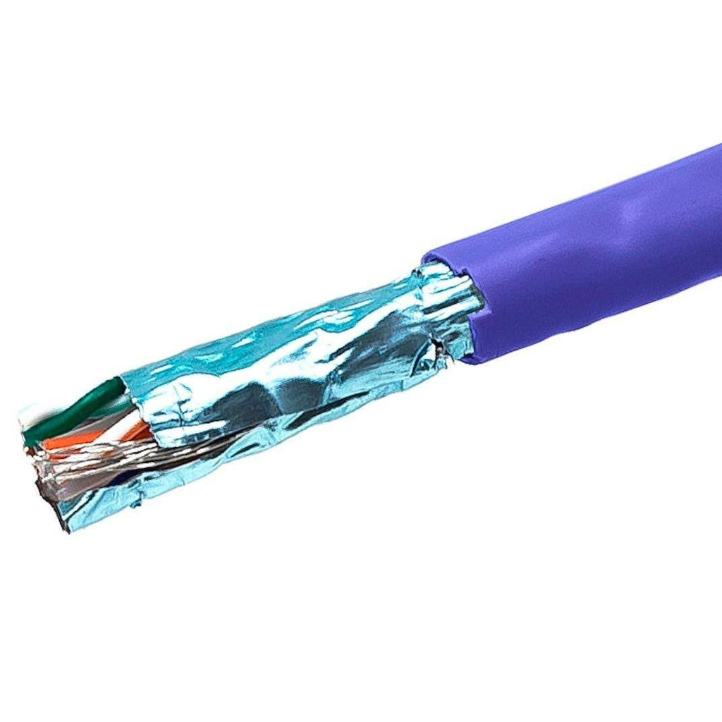 1000 ft. Cat6a FTP Solid Ethernet Cable Blue S39623