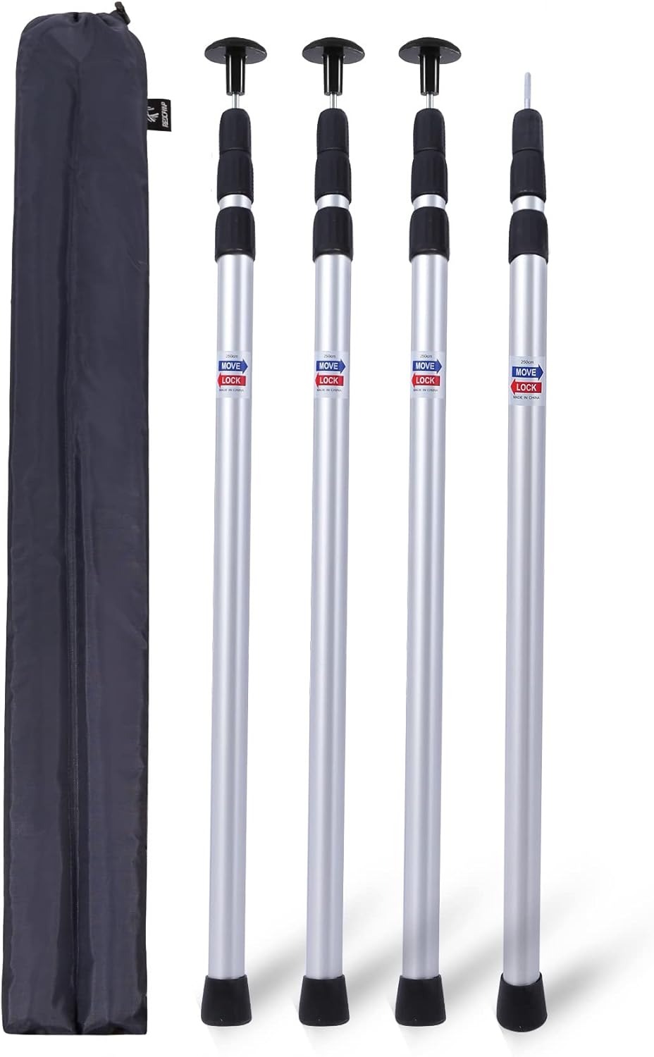 Set of 2 Adjustable Aluminum Tent Poles Y7768
