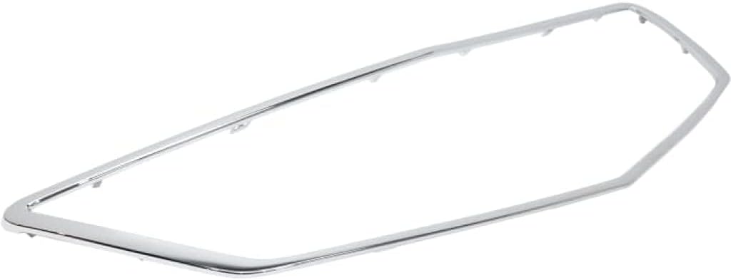 Chrome Plastic Grille Assembly with Clips T43916