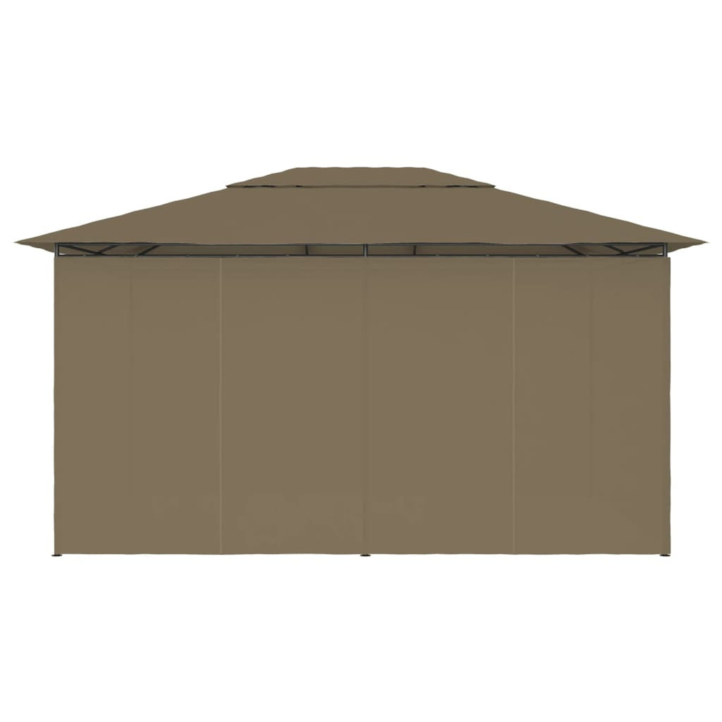 Taupe Garden Marquee with Curtains N31229