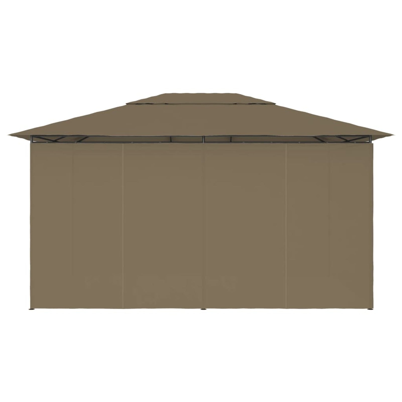 Taupe Garden Marquee with Curtains N31229