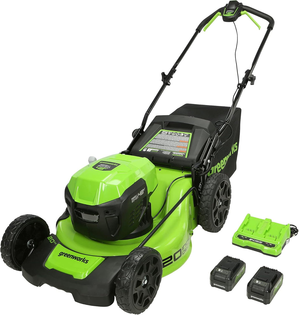 20" Brushless Cordless Push Lawn Mower with 4.0Ah Batteries and Charger G146