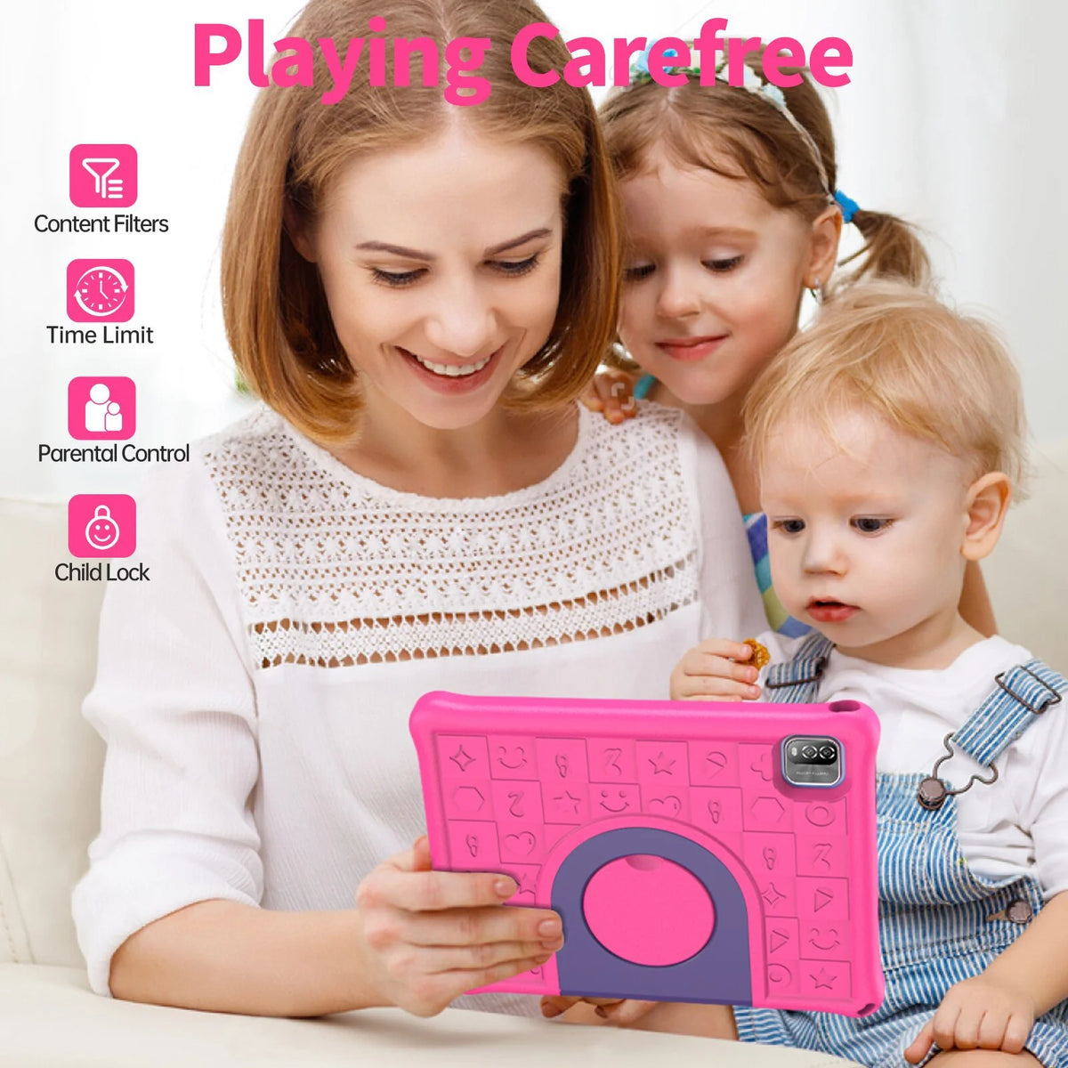 10.1 Inch Kids Tablet PC with Pink Case R260673
