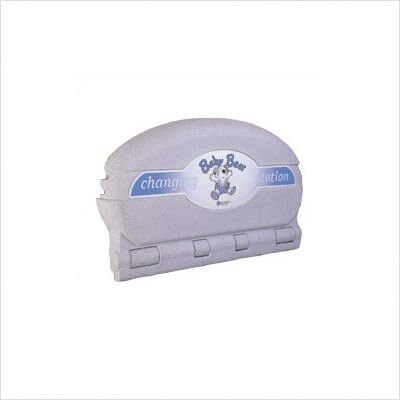 Oval Baby Changing Station Grey Granite D669