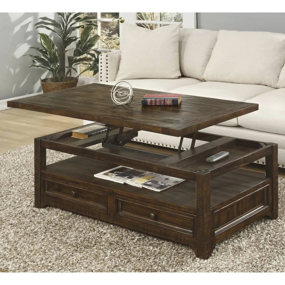 Brown Lift-Top Coffee Table S866928