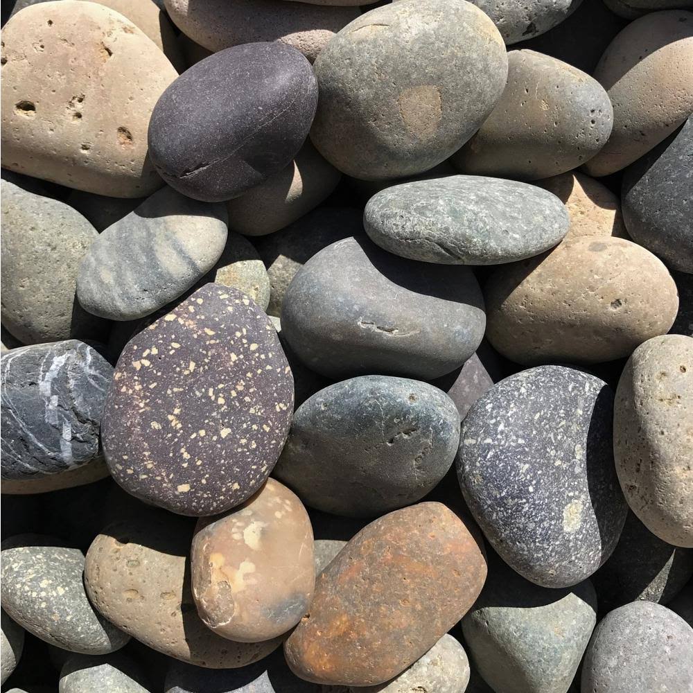 0.50 Cu. ft. 40 lbs. Mixed Mexican Beach Pebble (20-Bag Pallet) J85701