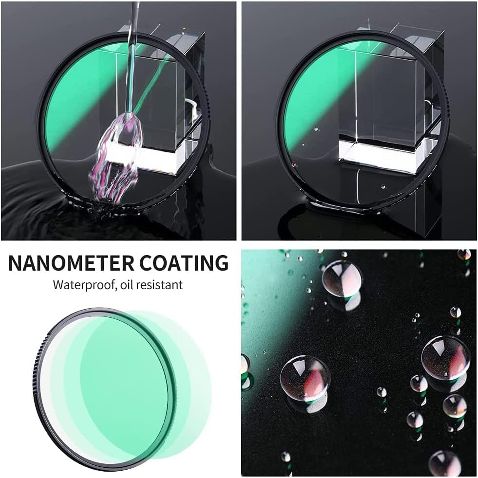 72mm Black Diffusion 1/2 Filter with 28 Multi-Layer Coatings V42893