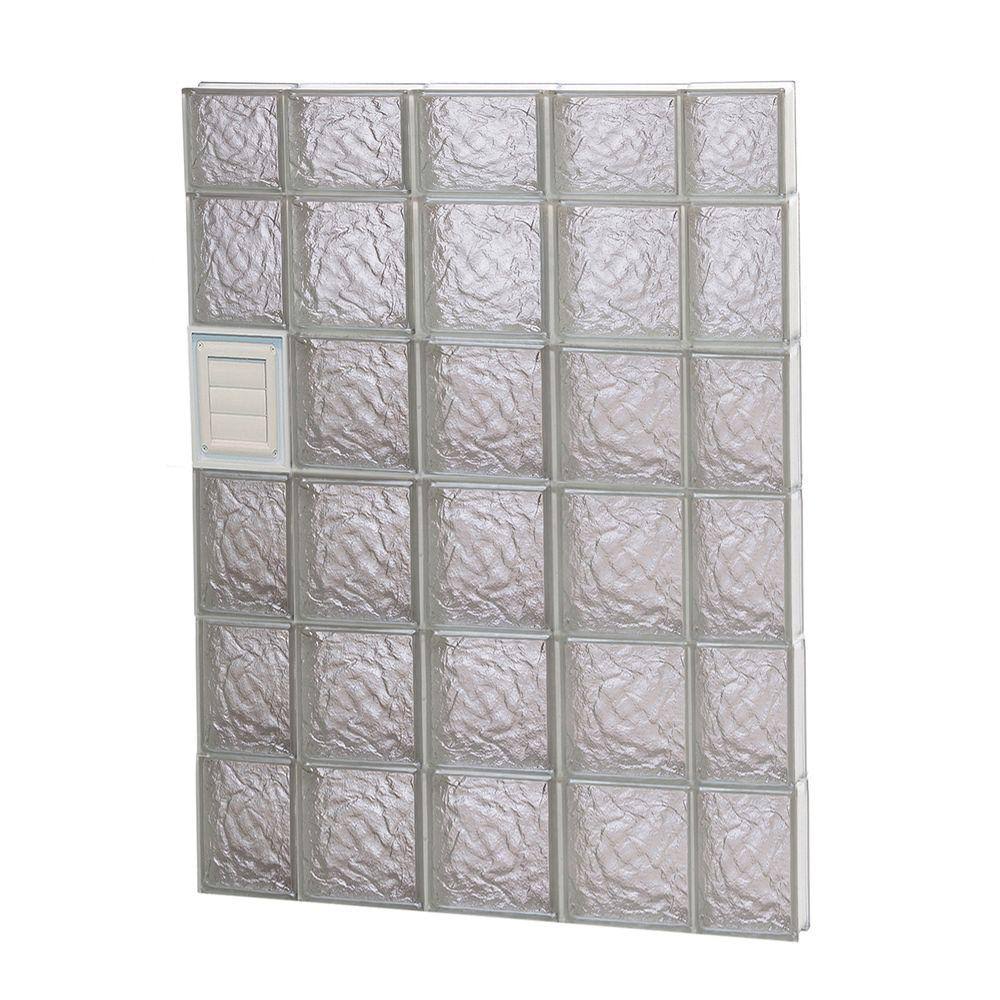 Frameless Replacement Glass Block Window W9462