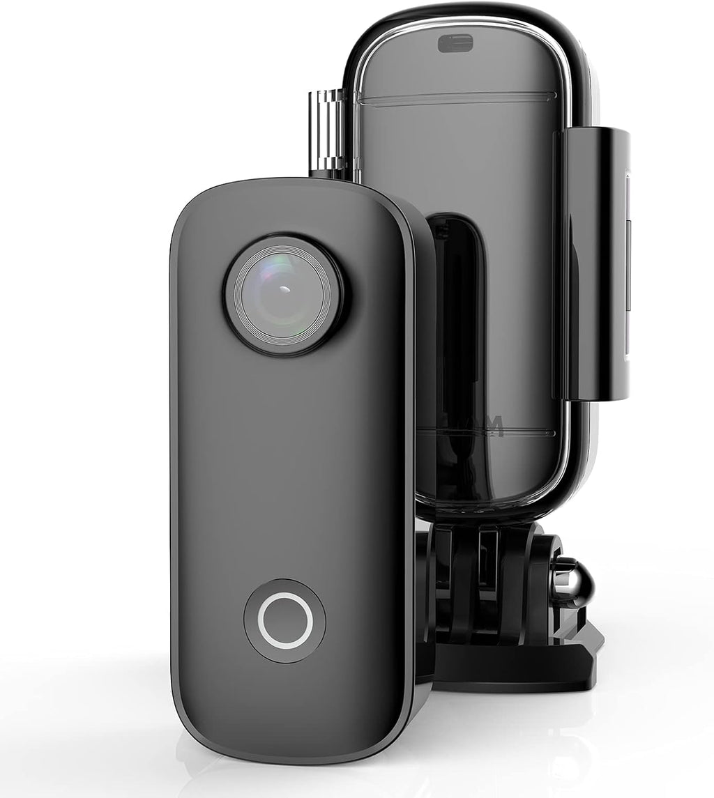 Small Action Camera 1080P 30FPS Waterproof Cam with Mounting Accessories S5148