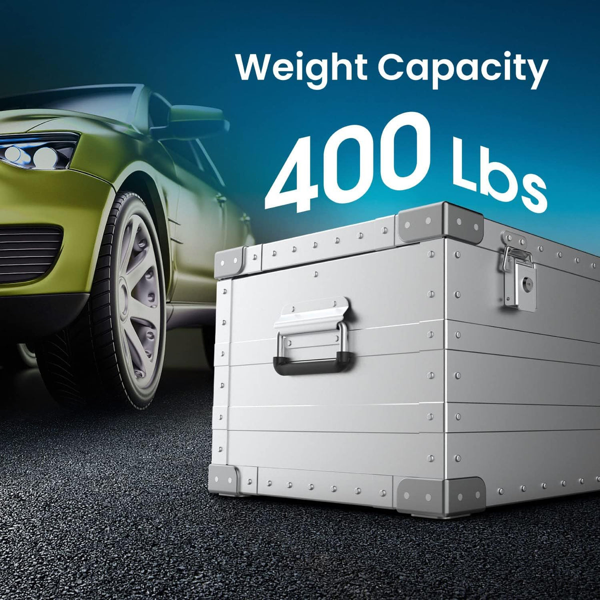 Aluminum Hard Protective Carrying Case, Silver Q50694