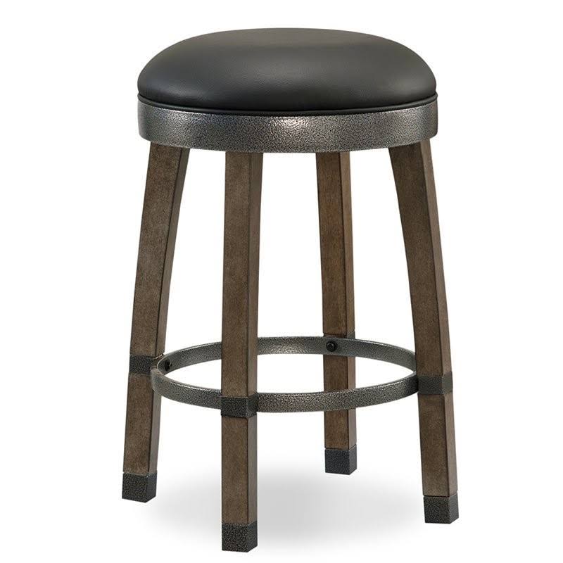 26x22 Counter Stool in Graystone (Set of 2) N54903