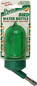 Green 4-Ounce Small Bird Water Bottle with Cherry-Red Drinking Tip L65645