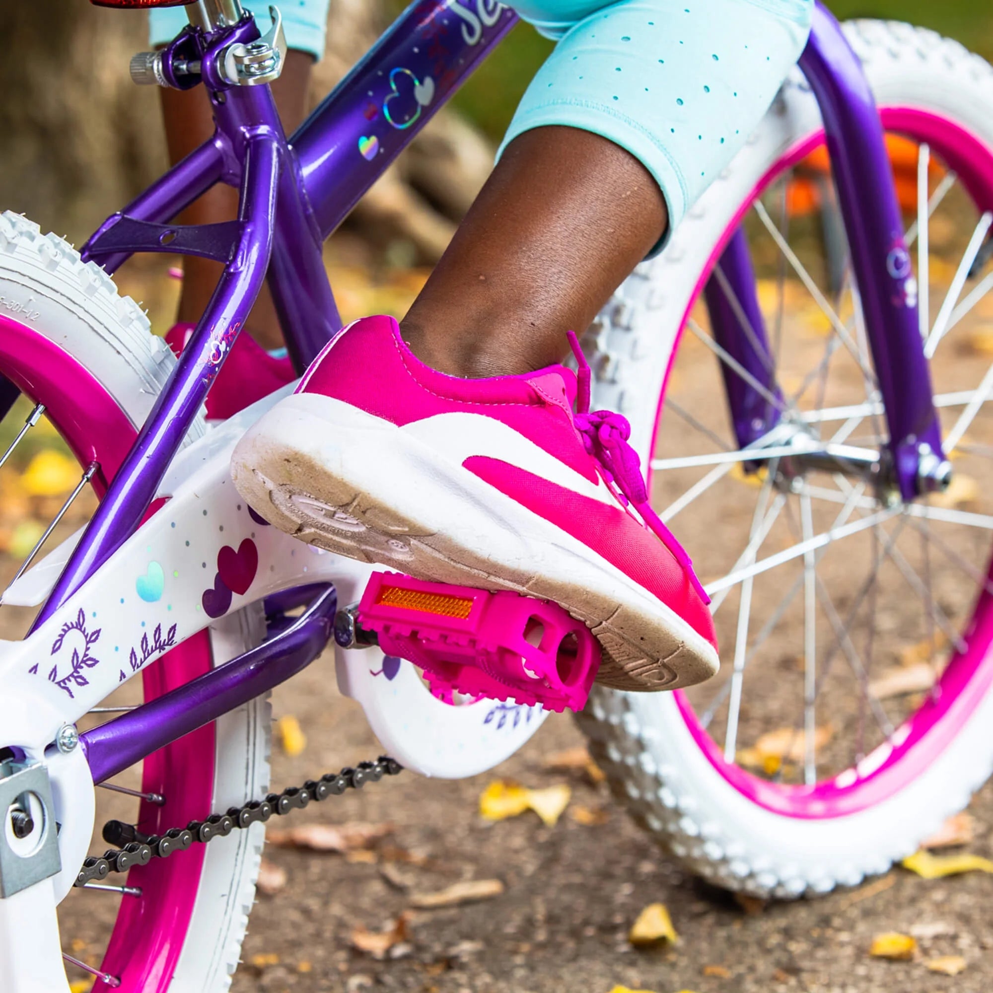 Metallic Purple Kids Bike X89431