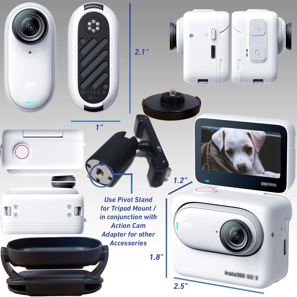 Insta360 GO 3 Action Camera Bundle (64GB) 25pc Bundle Y5842