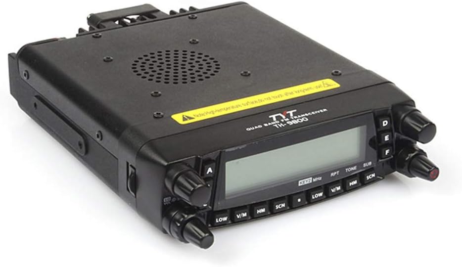 Quad Band 50W Mobile Ham Radio Black Pack of 2 T3446