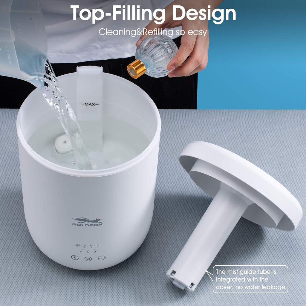 2.2L Cool Mist Humidifier with Ambient Light, Pack of 2 T70612