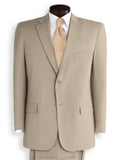 Tan Single-Breasted Suit Coat J806326