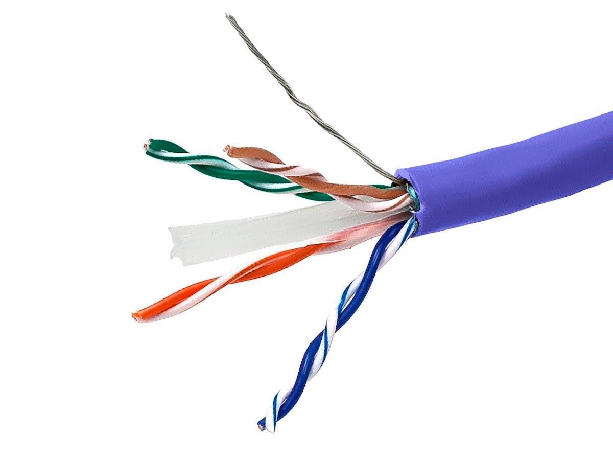 1000 ft. Cat6a FTP Solid Ethernet Cable Blue S39623