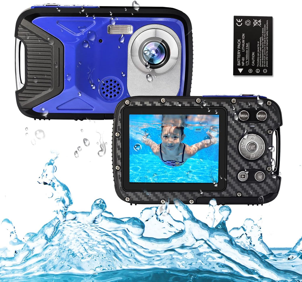 Waterproof Digital Camera with Flash 2.8 Inch LCD Orange Pack of 2 M919